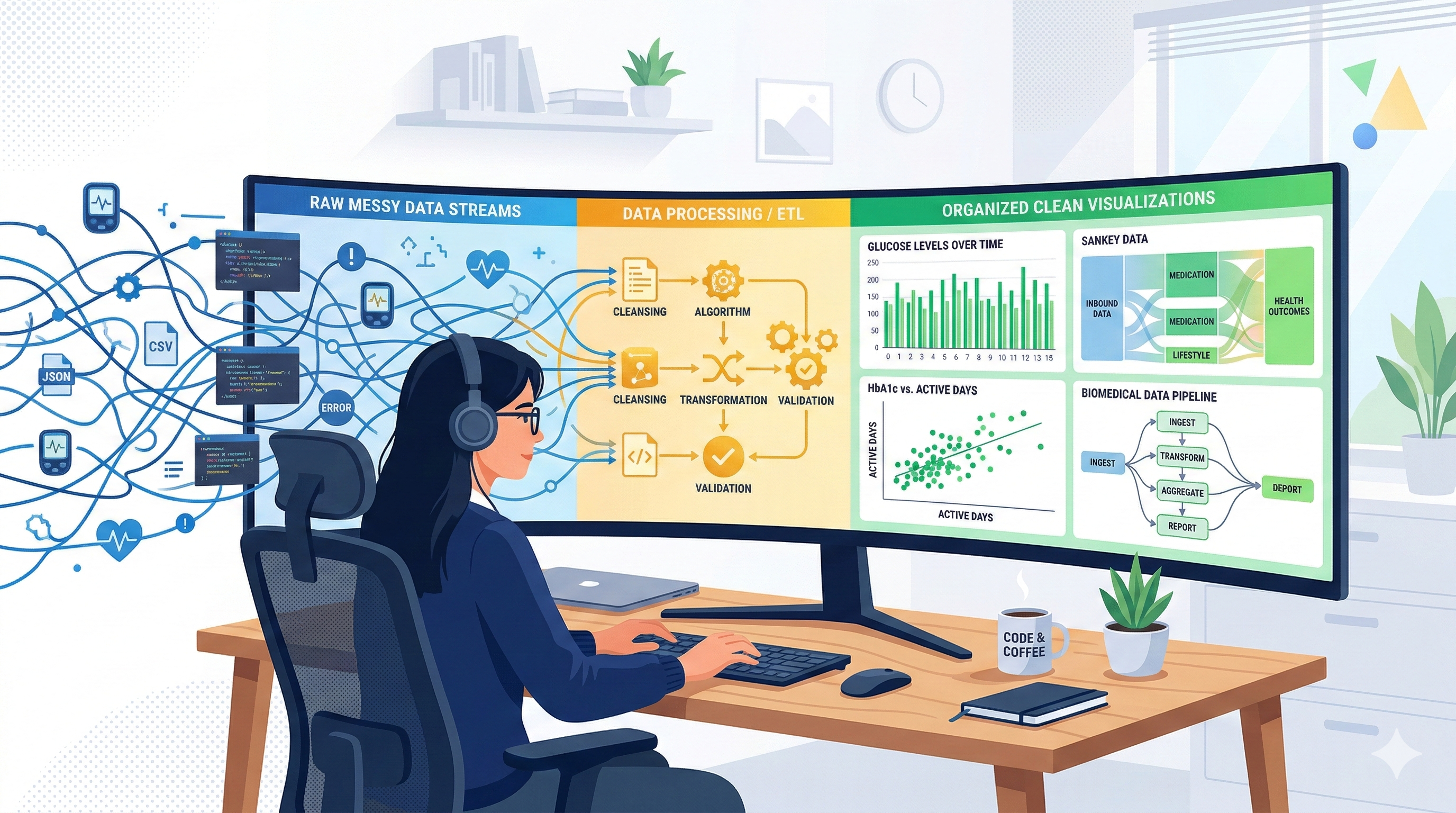 前端工程師轉 DE：我用 Streamlit Dashboard 拆解了一條醫療數據 Pipeline